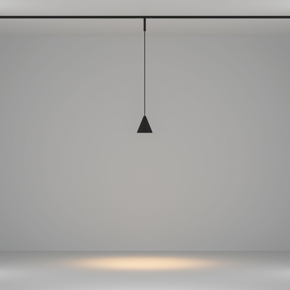 Трековый магнитный светильник Maytoni Cono TR182-1-5WTW-M-B