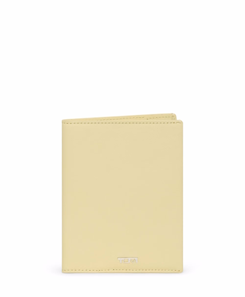 Чехол для паспорта кожаный/Washed Yellow