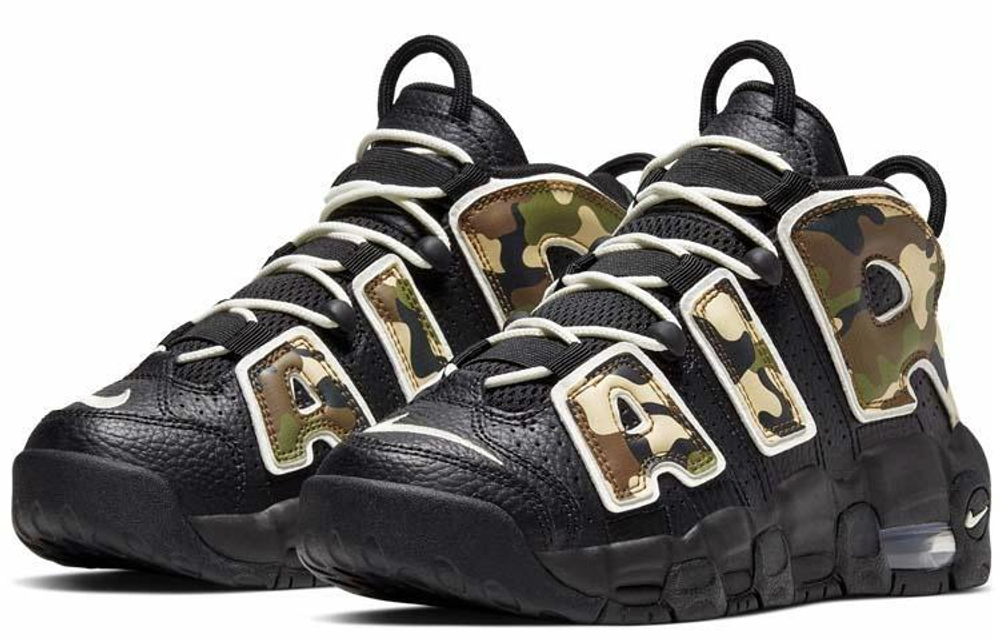Кроссовки Nike Air More Uptempo GS (Подростковая размерная сетка)