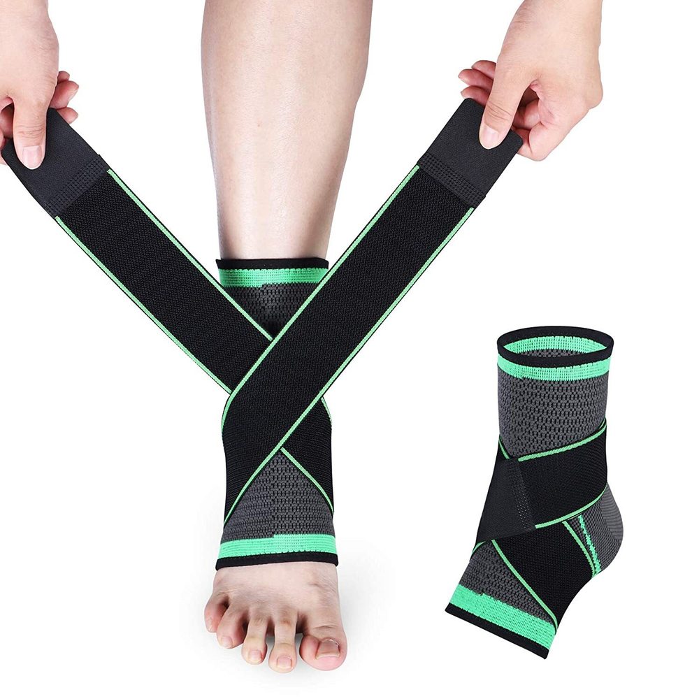 Суппорт голеностопа Coneli XL зелёный