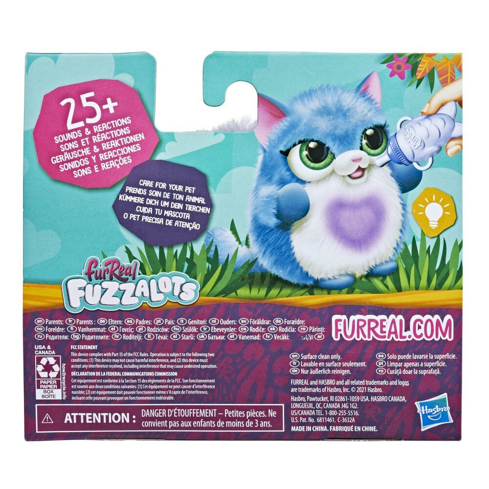Hasbro FurReal Fuzzalots - Интерактивный котенок Pets F1925 / артикул   F17795L02 F1925  / GTIN 5010993864386