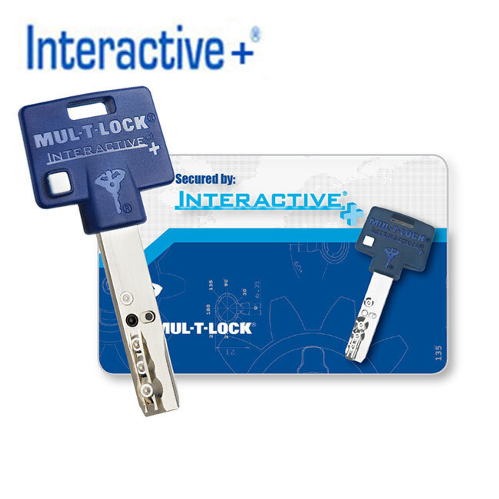 Заготовка вертикального ключа 10448 Mul-T-Lock: Профиль 266s Original "INTERACTIVE"