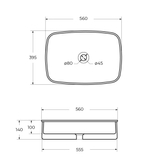 Раковина накладная Cezares CZR-6582