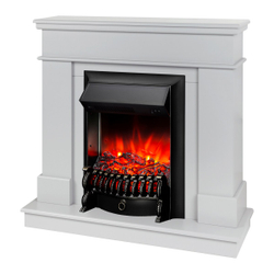 Электрокамин RealFlame Selena STD GR платиновый с очагом Fobos Lux Black