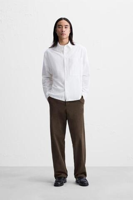ZARA БРЮКИ-ДЖОГГЕРЫ RELAXED FIT, ТЕМНЫЙ ХАКИ