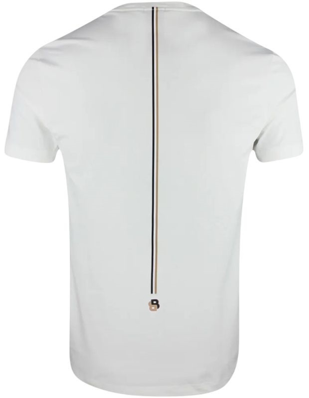 Мужская теннисная футболка BOSS Tee TOC - белая