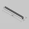 Профиль 2м Exility IP накладной черный Outdoor o-tr002oh-p-b2m