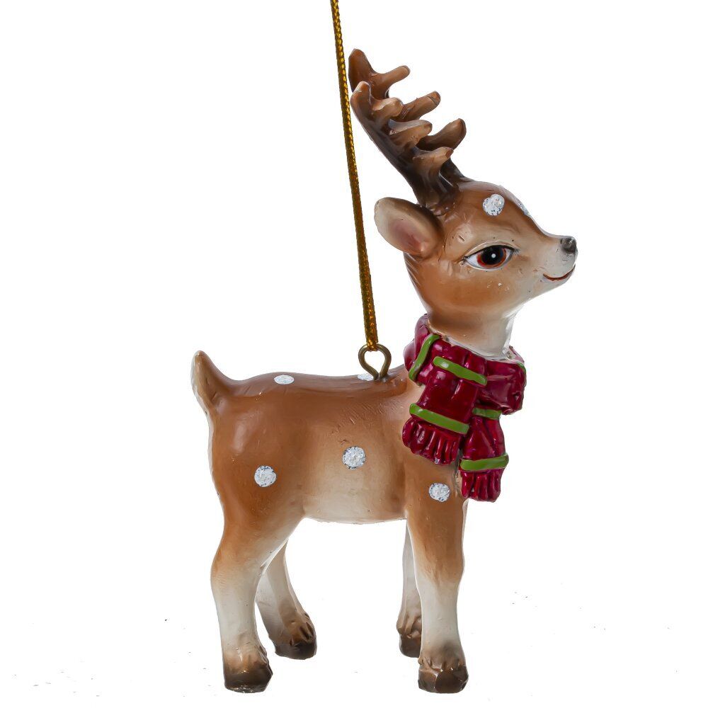 GAEM Изделие декоративное подвесное "Олень", L6 W3,5 H10,5 см, 2в.