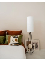 Торшер напольный с абажуром в гостиную современный