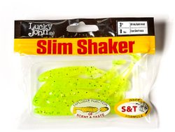 Мягкая съедобная приманка LJ Pro Series Slim Shaker 3in (76 мм), цвет 071, 9 шт