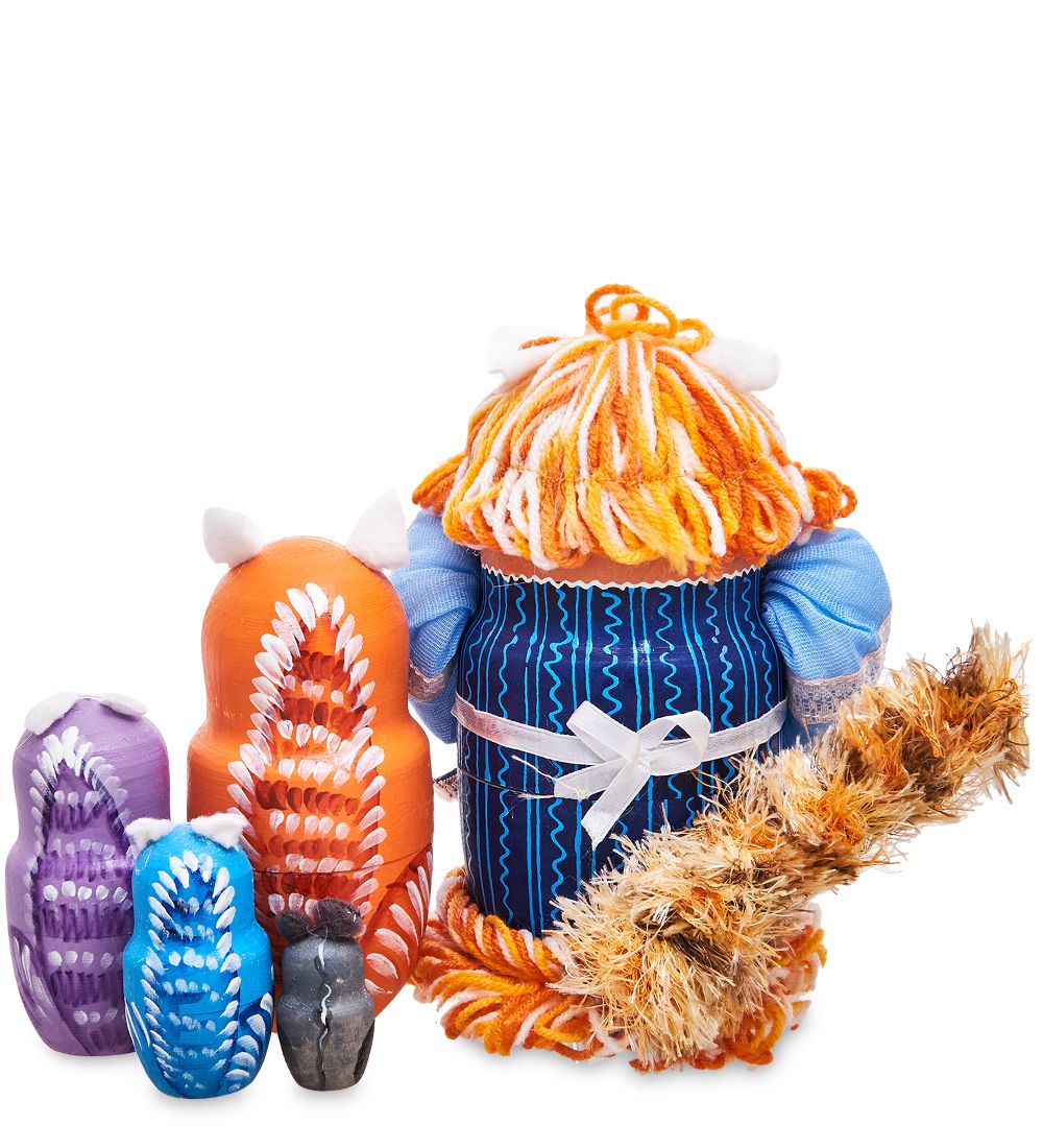 Народные промыслы МР-29/14 Матрешка-Кукла «Кошечка»