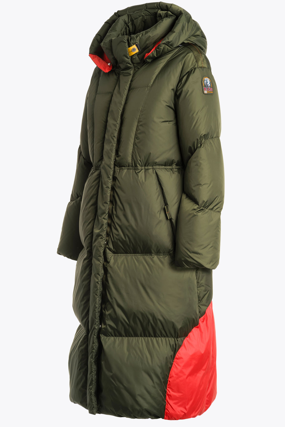 Пальто жен. PARAJUMPERS LIU B021 зеленый с оранжевым