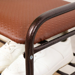 Полка для обуви, мет-л, 3 секц, 44х33х50 см, с сиден, медный антик, Nika, Б1/А