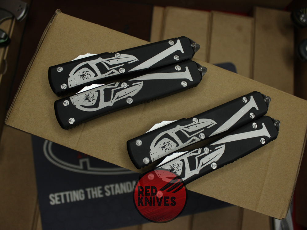 Нож Microtech Ultratech Molon Labe Tanto T/E (Левый шлем) А+++ - 1 нож