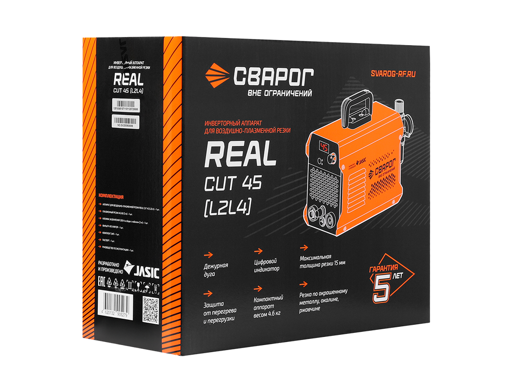 Аппарат плазменной резки Сварог REAL CUT 45 (L2L4) 102304