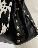 Сумка 980 17 принт корова черно-белая