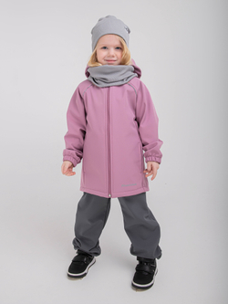 Куртка из софтшелла "Пыльная роза"