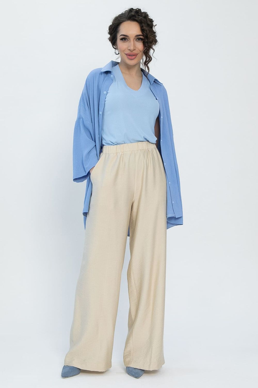 Рубашка Медея (голубая) Б13465-13М LT Collection