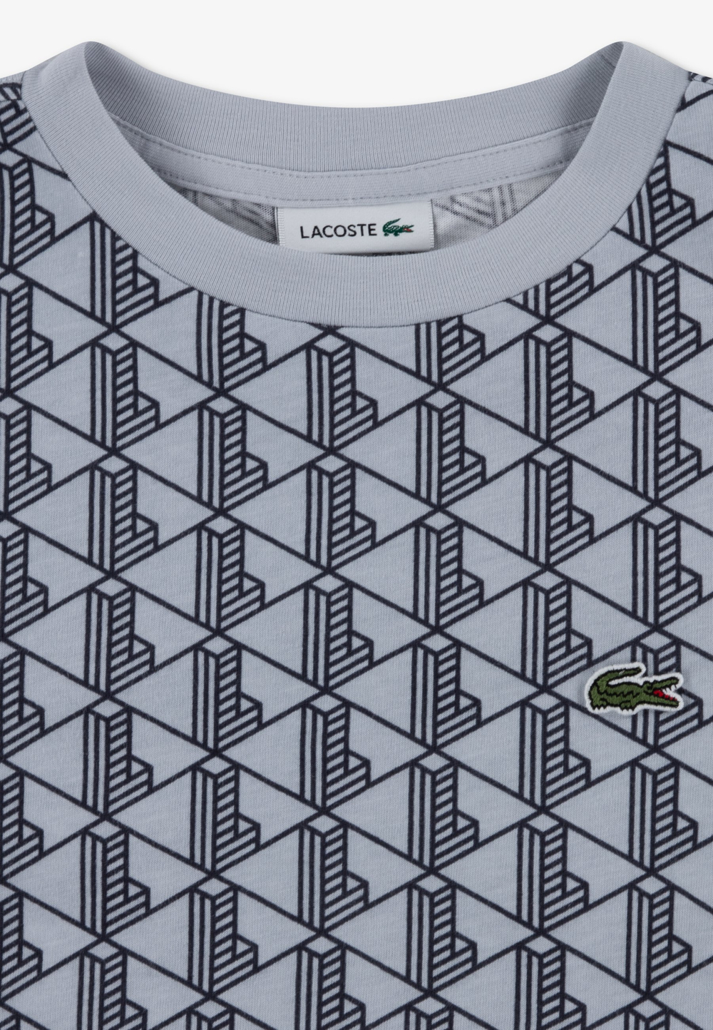 Lacoste MONOGRAM - Футболка с принтом - Серый