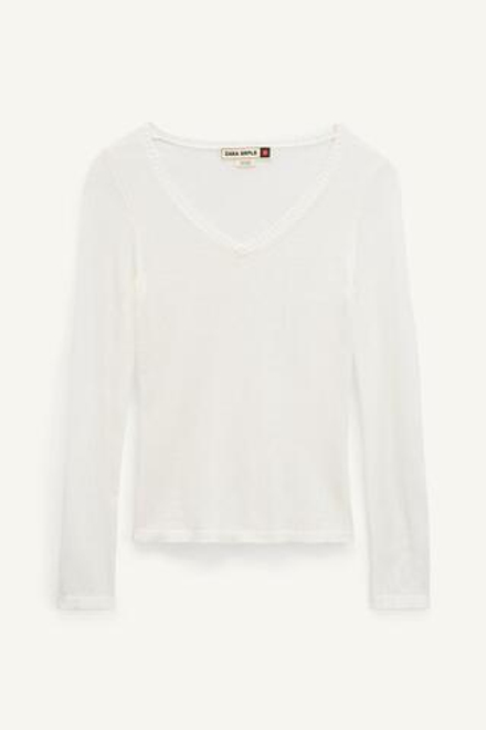 ZARA ДЖЕМПЕР ТОНКОЙ ВЯЗКИ, СЛОНОВАЯ КОСТЬ