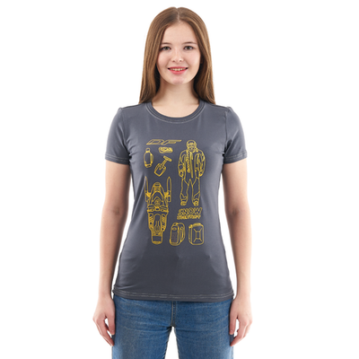 Dragonfly Футболка с принтом Snow Woman