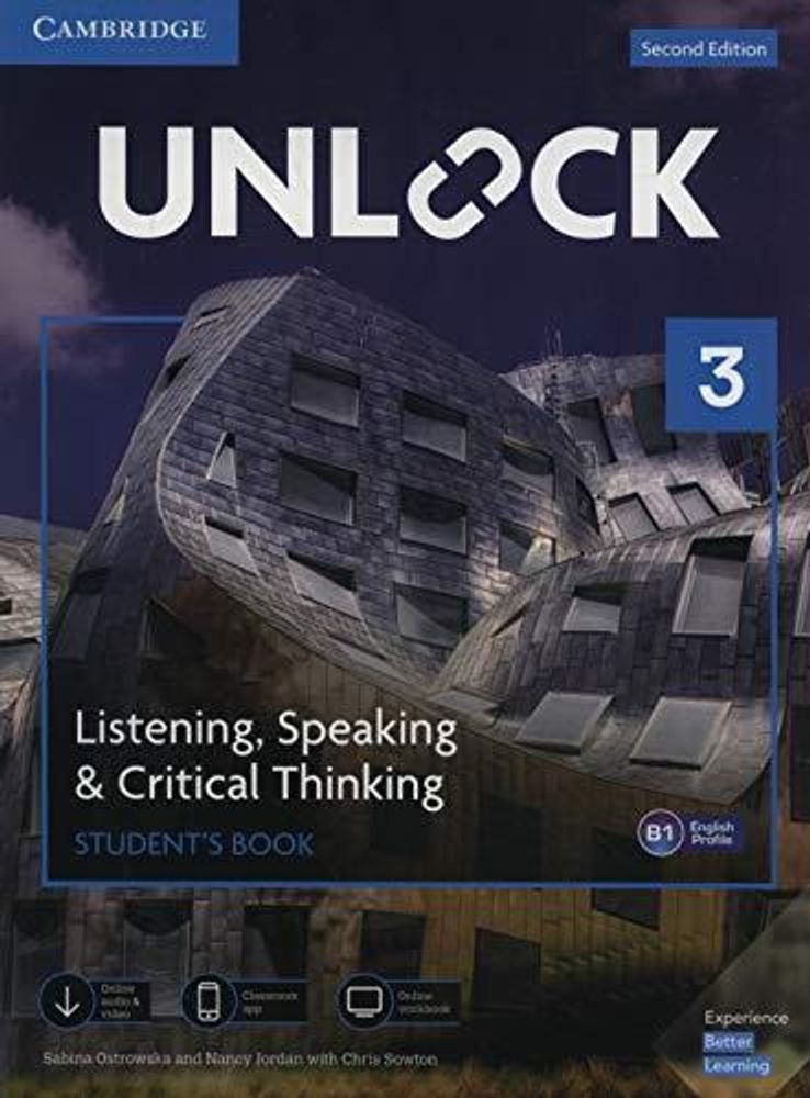 Unlock 2ed Level 3 Listening, Speaking &amp; Critical Thinking Student’s Book, Mob App and Online Workbook w/ Downloadable Audio and Video