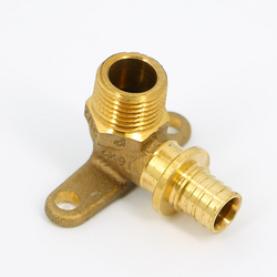 Водорозетка надвижная Н латунная REHAU 16 x 1/2" RAUTITAN бронза RX+ ( угол установочный Рехау )