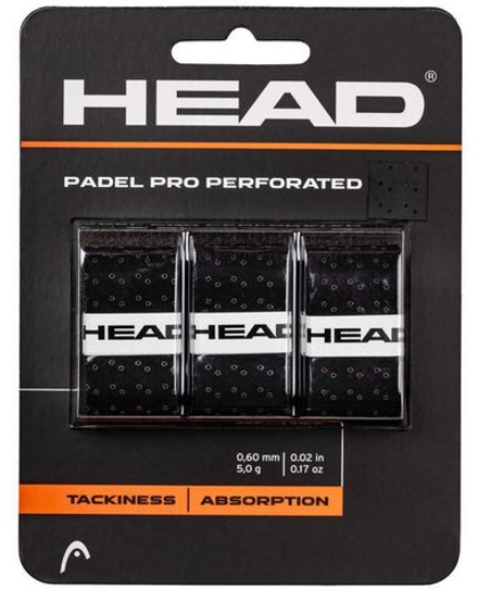 Head Padel Pro Perforated 3P - black