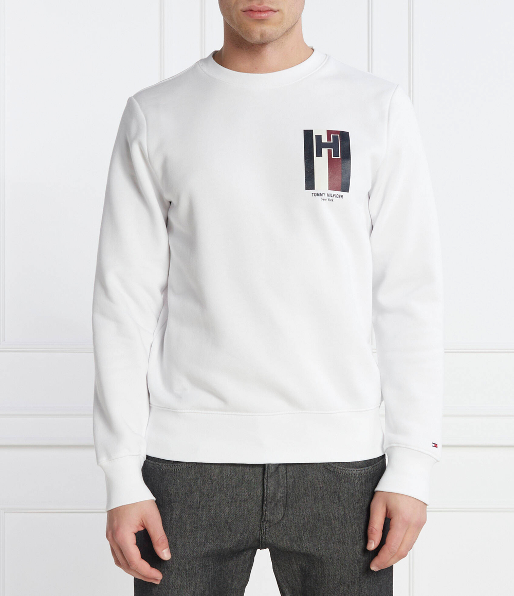 Худи H EMBLEM Tommy Hilfiger - белый(MW0MW33666)