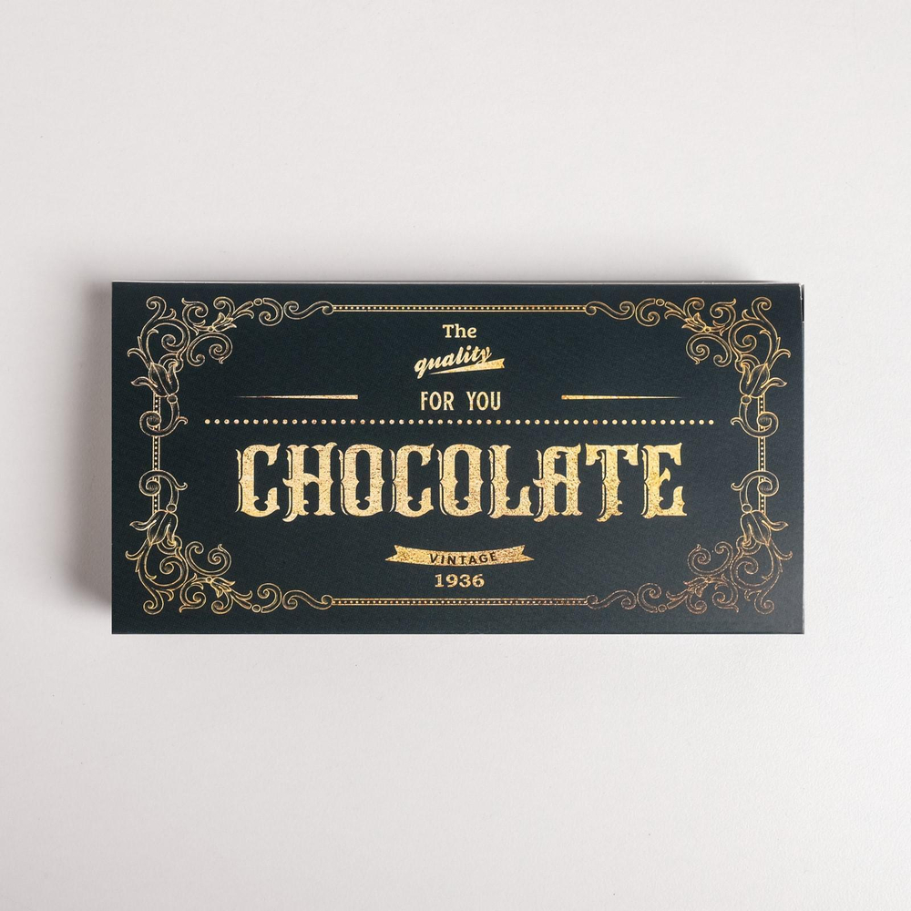 Коробка для шоколада "Винтаж", с окном, 17,3*8,8*1,5 см