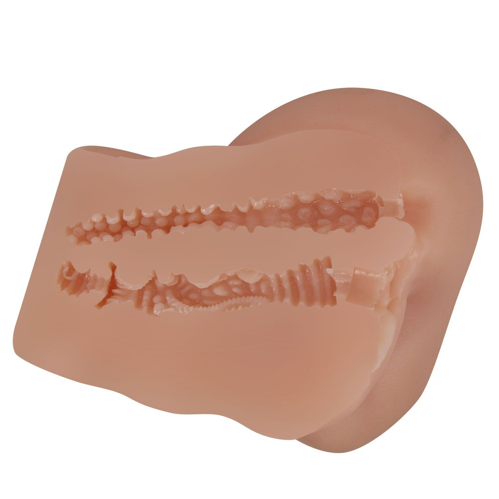 Мастурбатор-полуторс Hailey с вибрацией (Цвет: телесный)