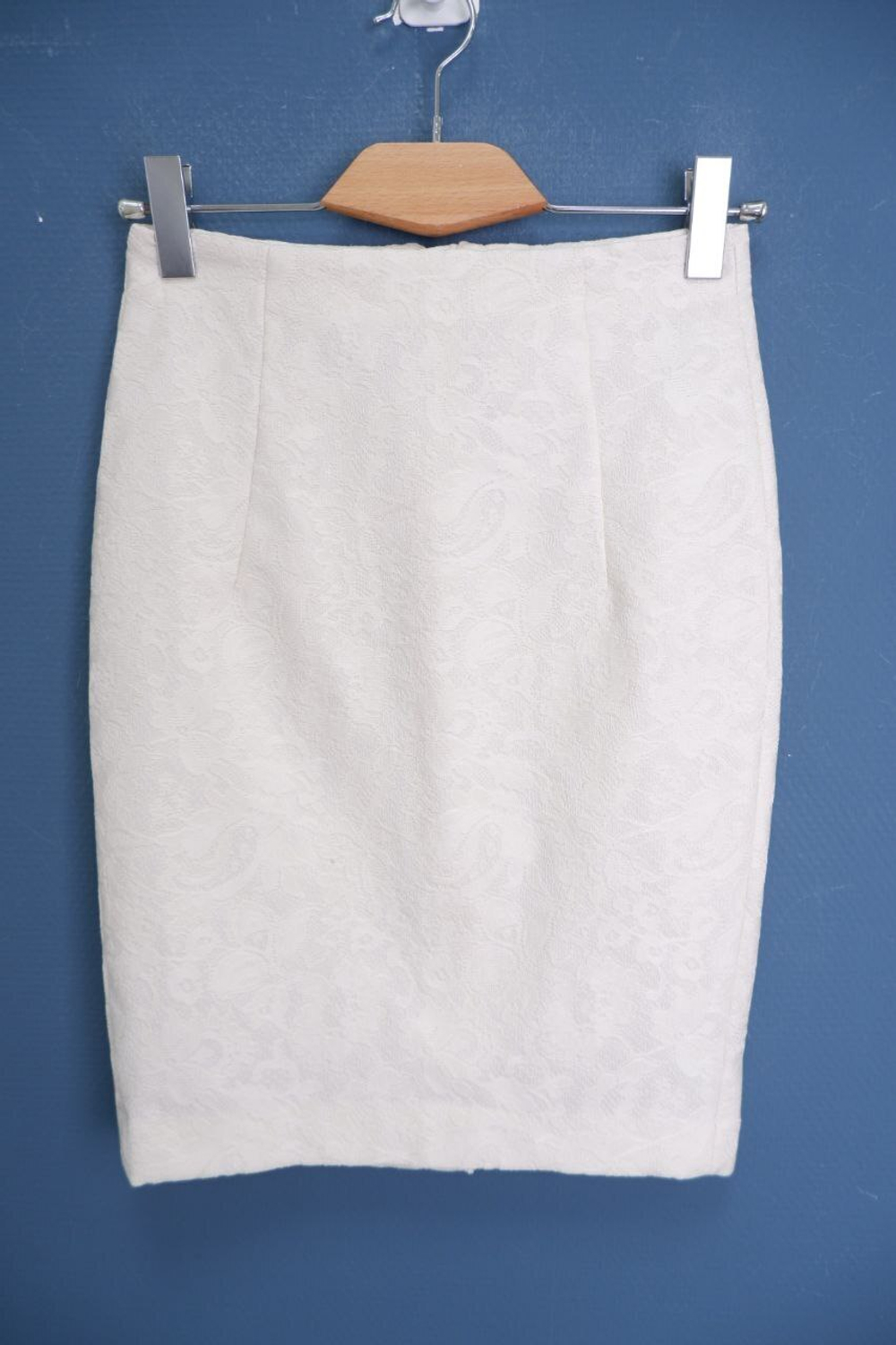 Юбка Zara с кружевом  44 размер