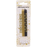 Свечи в торт «Стиль - Шарики» 6 шт. 13 см