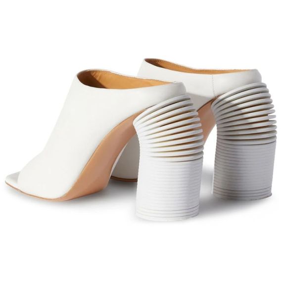 Off-White Open Toe High Heel Sandal 'White'