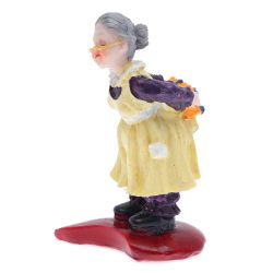 GAEM Фигурка декоративная "Бабушка/Дедушка" (блок 2 шт), L7 W5 H10,5 см, 2в.