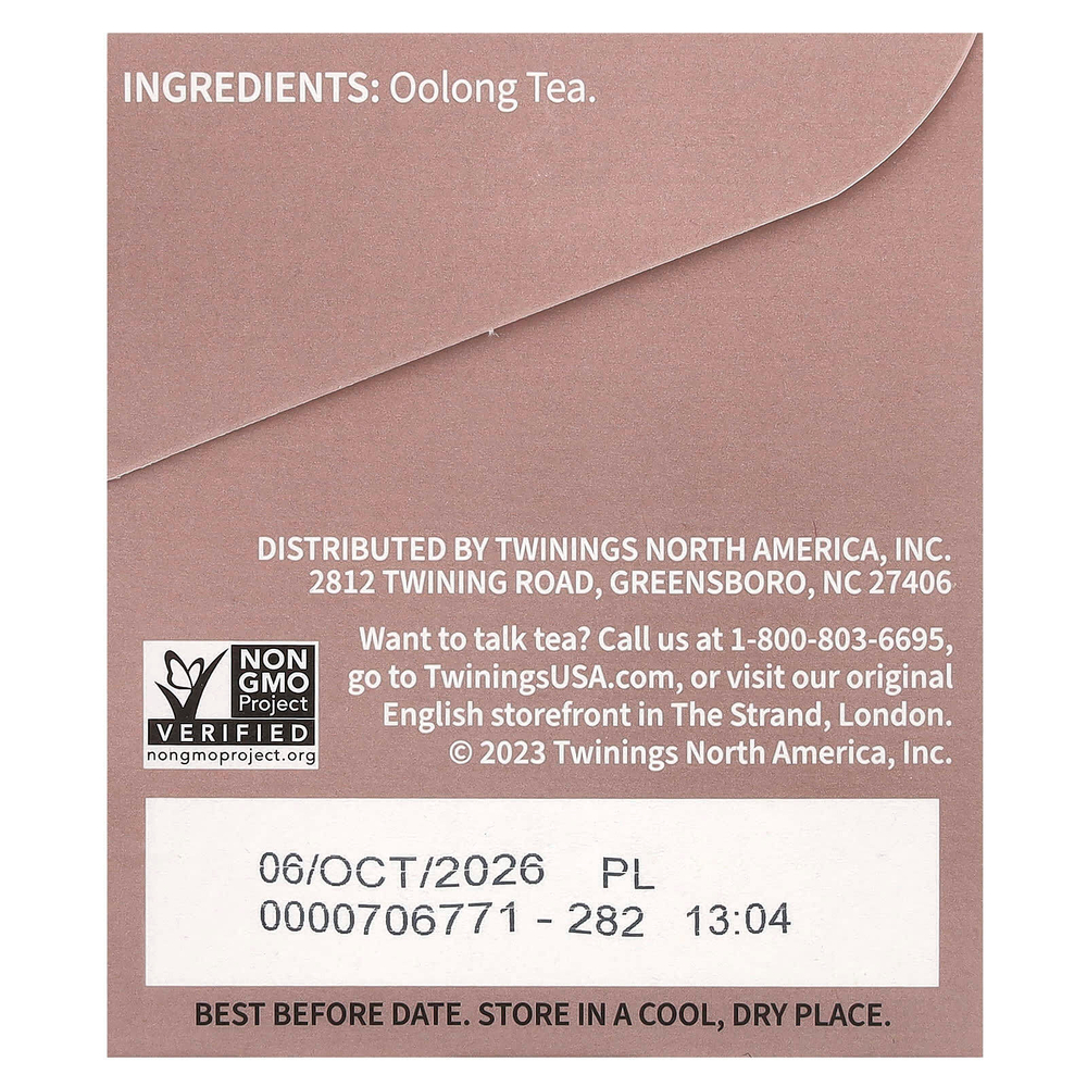 Twinings, Origins, китайский чай Улун, 20 чайных пакетиков, 1,41 унции (40 г)