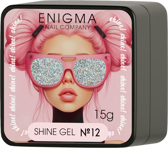 Гель для наращивания ENIGMA Shine gel 12 15g.