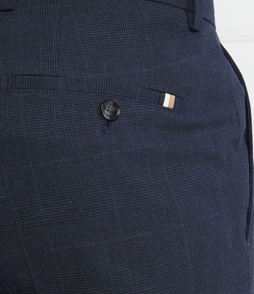 Брюки H-Genius-224 BOSS BLACK - темно-синий(50500110)