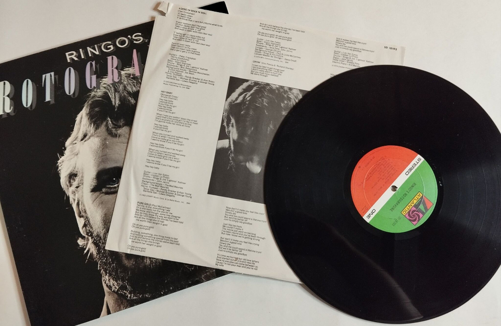 Винтажная виниловая пластинка LP Ringo Starr Rotogravure (USA 1976)
