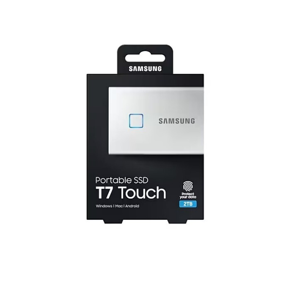 Портативный SSD накопитель Samsung USB Type-C 2Tb MU-PC2T0S/WW T7 Touch 1.8"