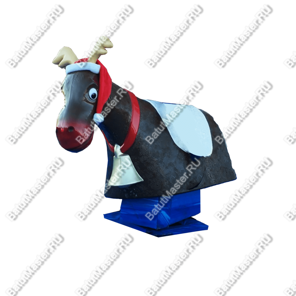 Бык для аттракциона родео "Рождественский Олень Родео"