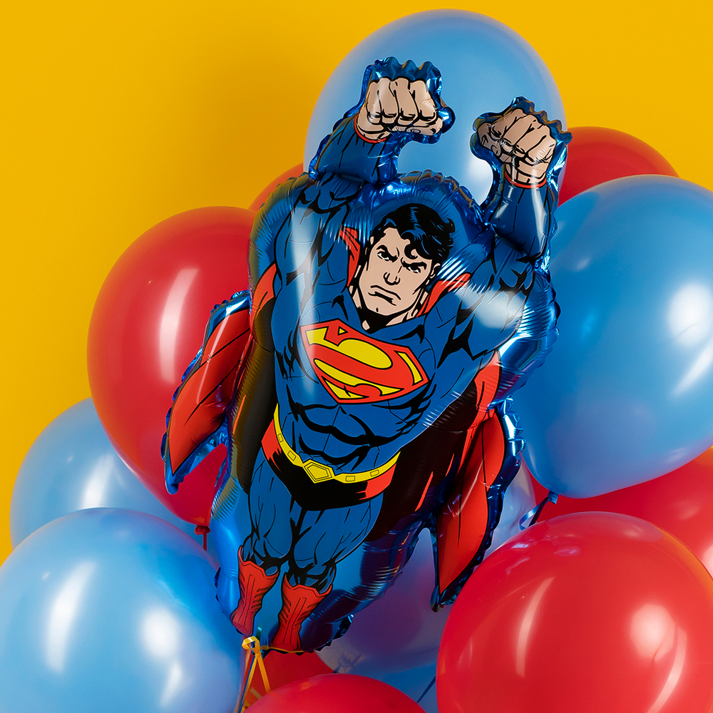 Фольгированный шар-фигура «Супермен в плаще», 81 см