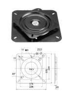 Основание под сиденье (вращающееся) C12501