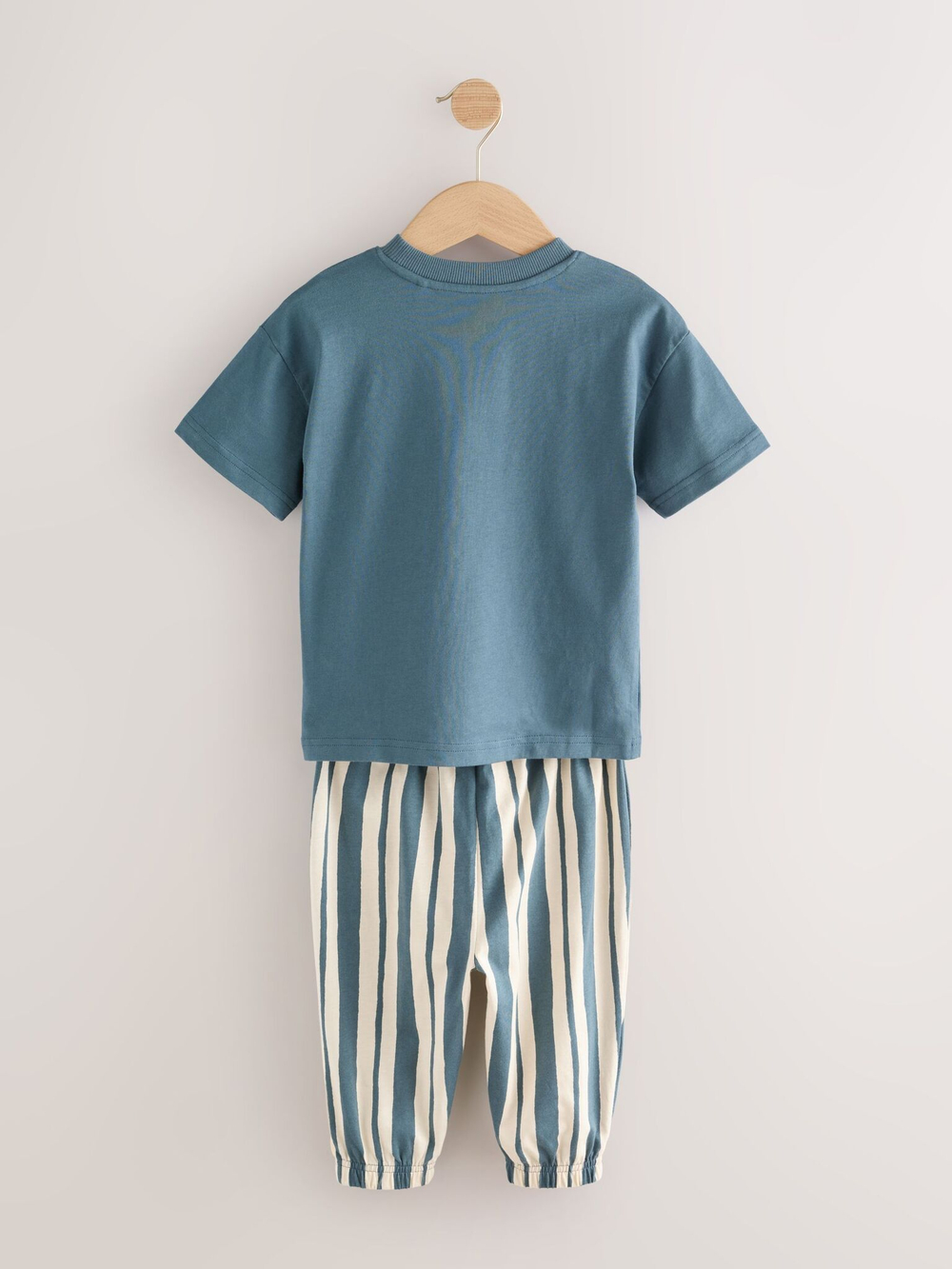 Пижама для мальчика Next AJ0-533, 2 шт., Коричневый, Синий