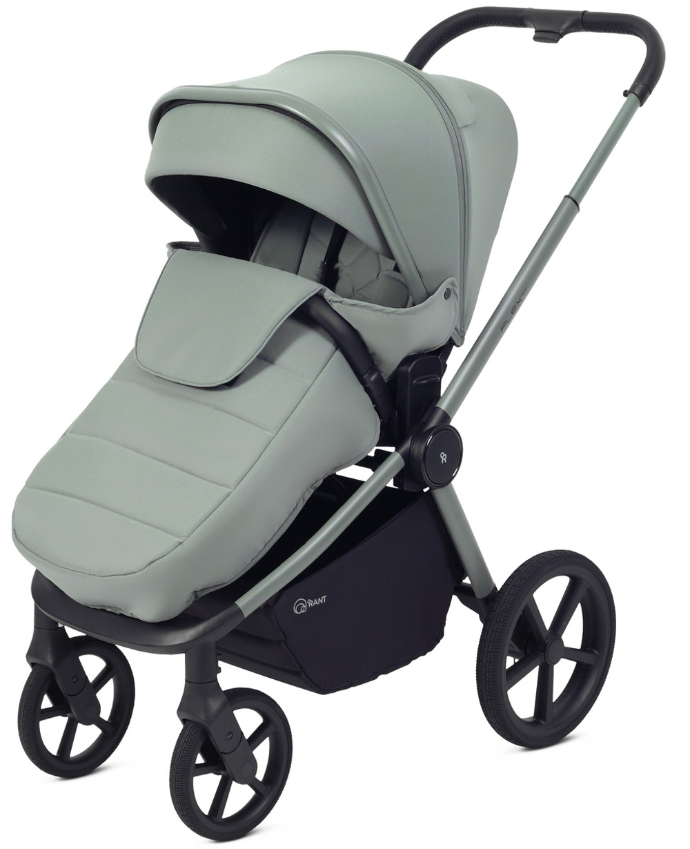Детская коляска Rant Flex Therm Soft 3 в 1 с автокреслом Cruise Grey Forest Green