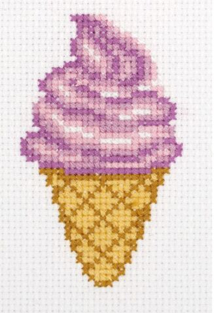 "Klart" набор для вышивания 12-013 "Мороженое" 8 х 11.5 см