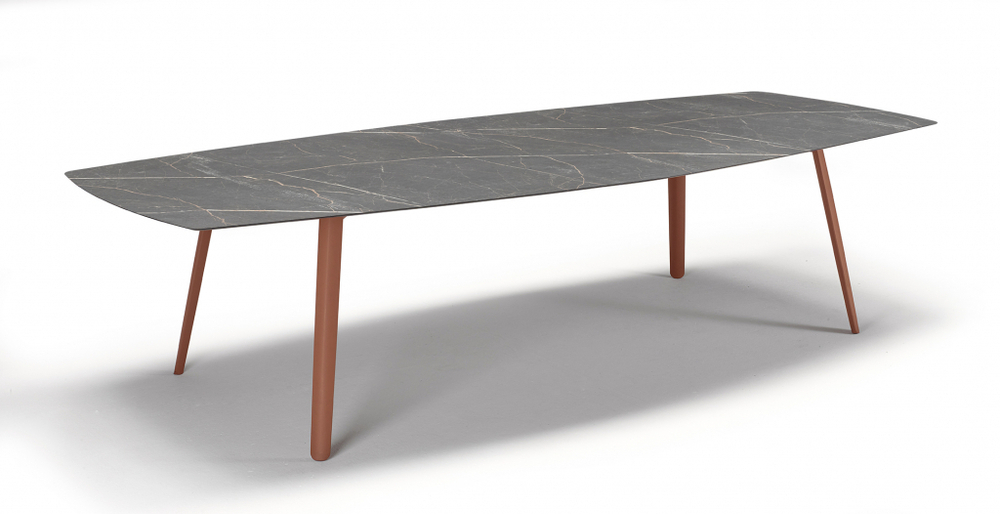 Стол ламинированный Scab Design Squid, терракотовый, черный мрамор Сахара