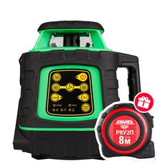 Ротационный нивелир AMO ROTOR 300G с зеленым лучом