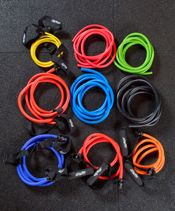 Эспандер многофункциональный ES-602, 8х12х1400 мм, 3 кг, оранжевый