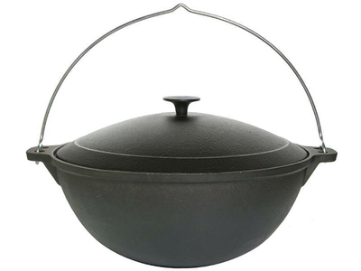 Казан 6л чугун с крышкой тм MYRON COOK